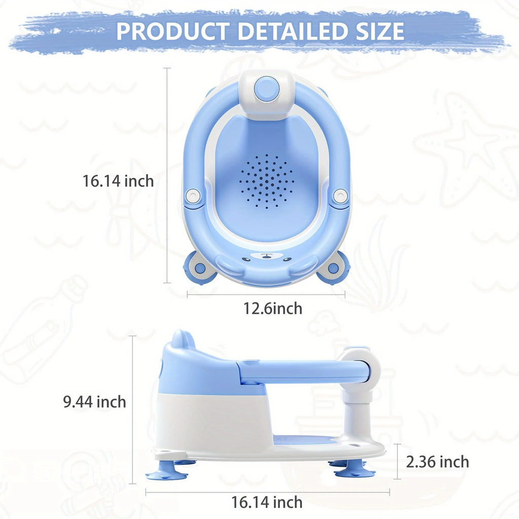 baby bath seat for babies non-slip toddler bath seat