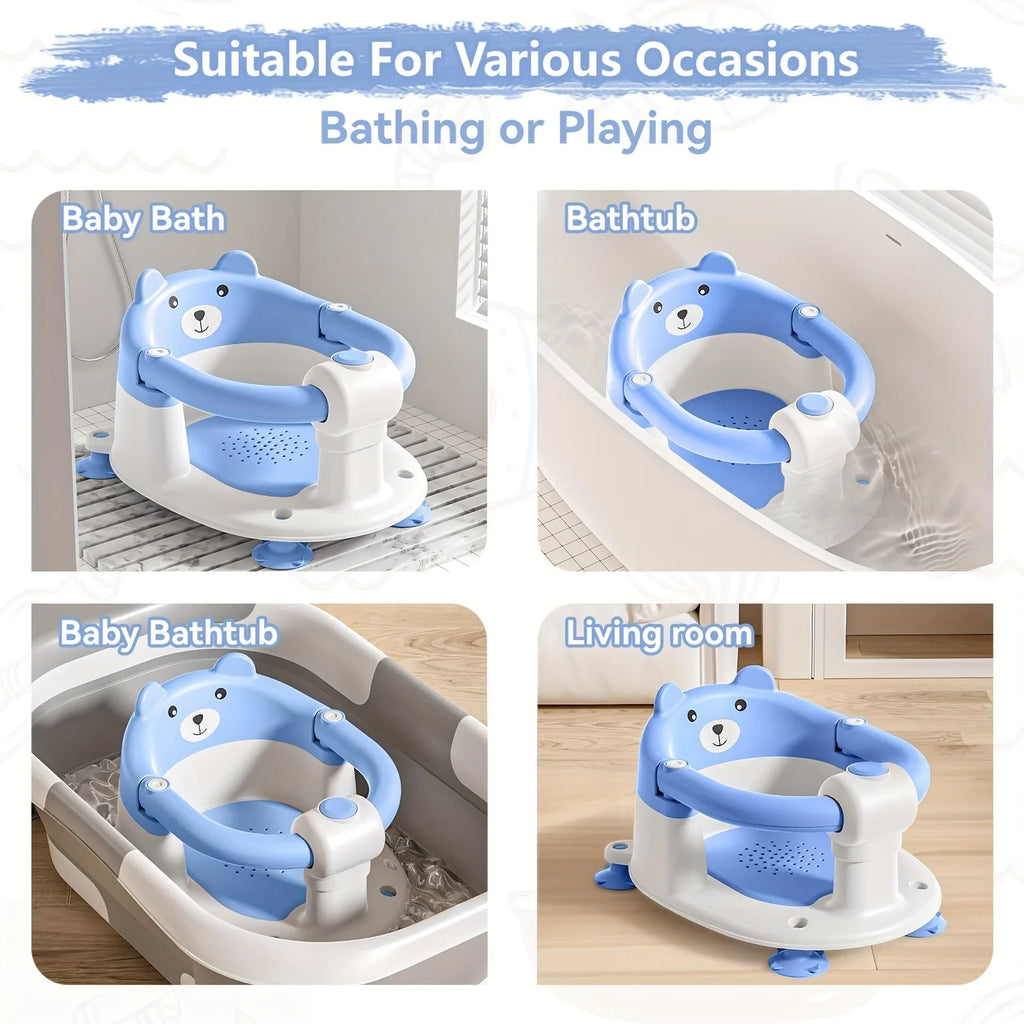 baby bath seat for babies non-slip toddler bath seat