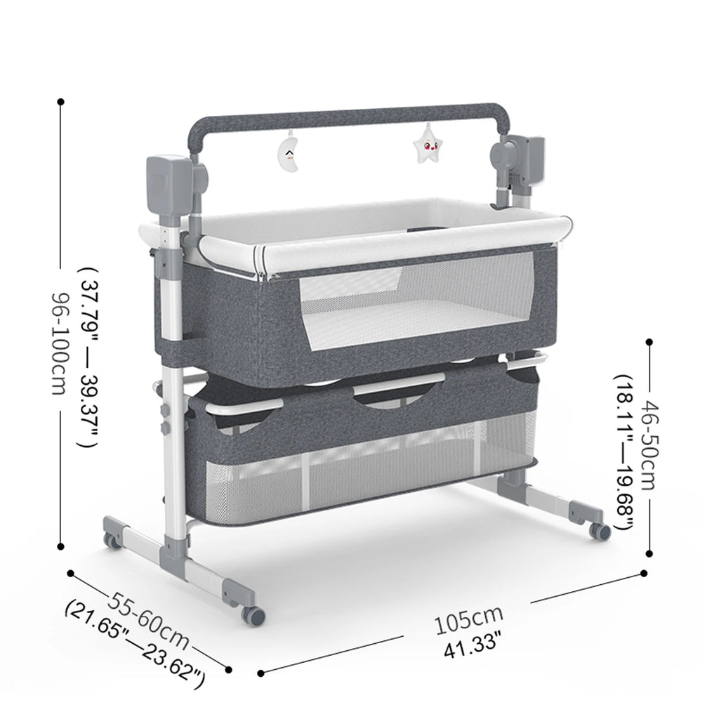automatic baby bassinet with remote & rocking motion
