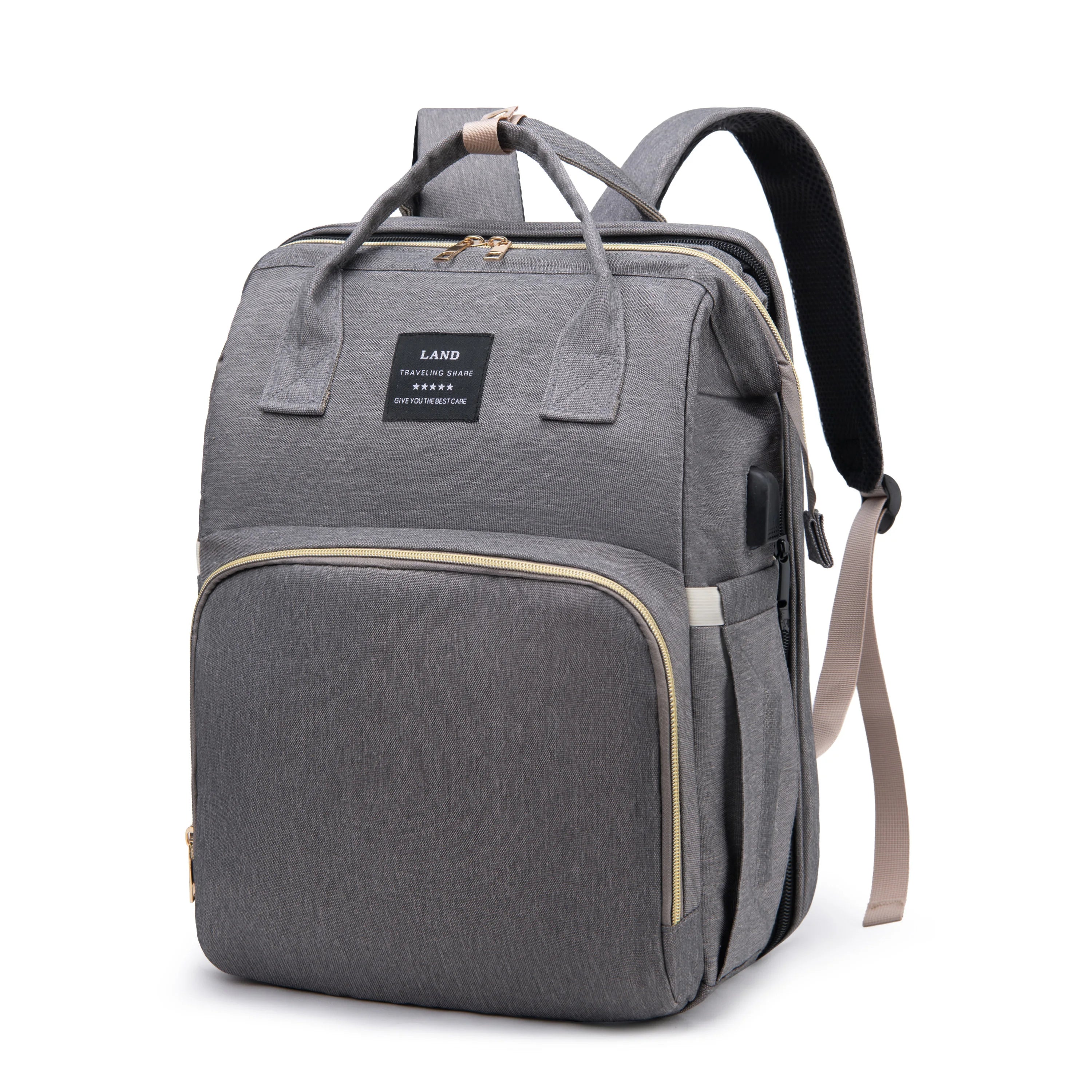 BabyBloom portable diaper bag & travel crib