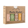 5-pack soft muslin baby blankets bambo cotton swaddle set