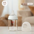 anti-colic baby bottle wide neck glass feeding bottle
