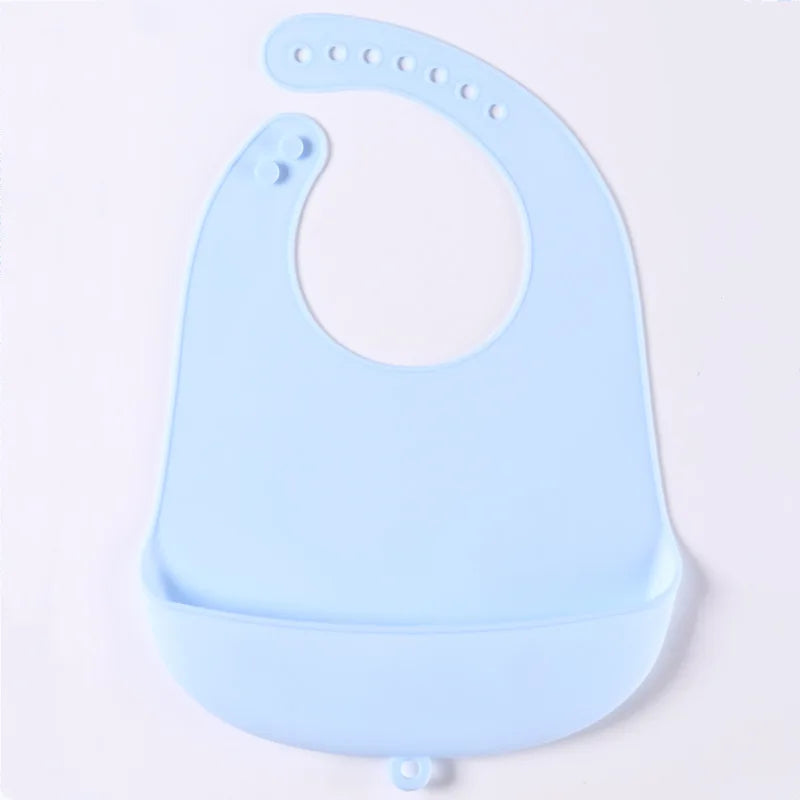 soft Silicone baby bibs waterproof feeding bib