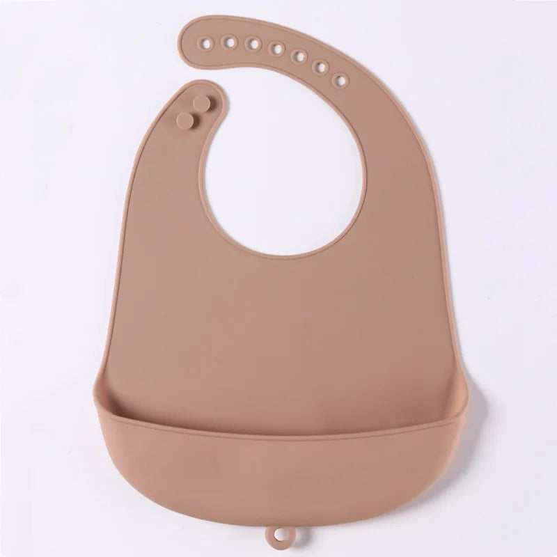 soft Silicone baby bibs waterproof feeding bib