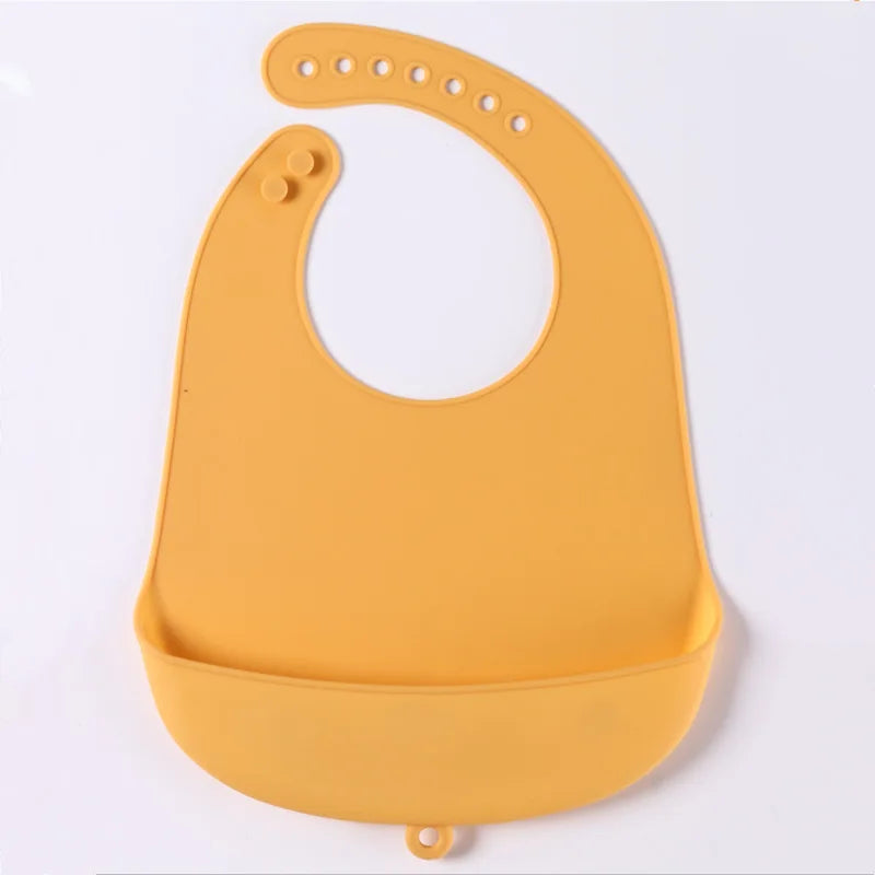 soft Silicone baby bibs waterproof feeding bib