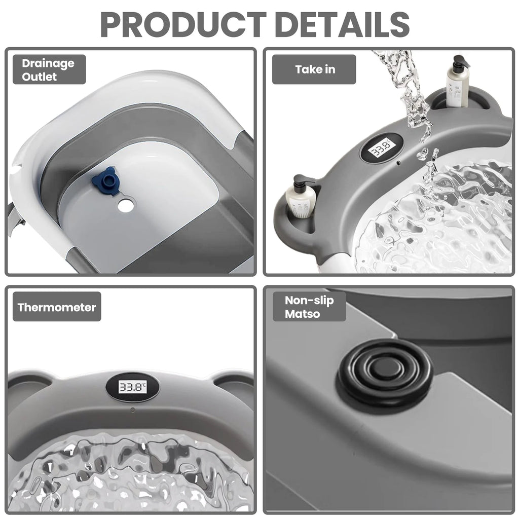 Babybloom foldable baby bathtub