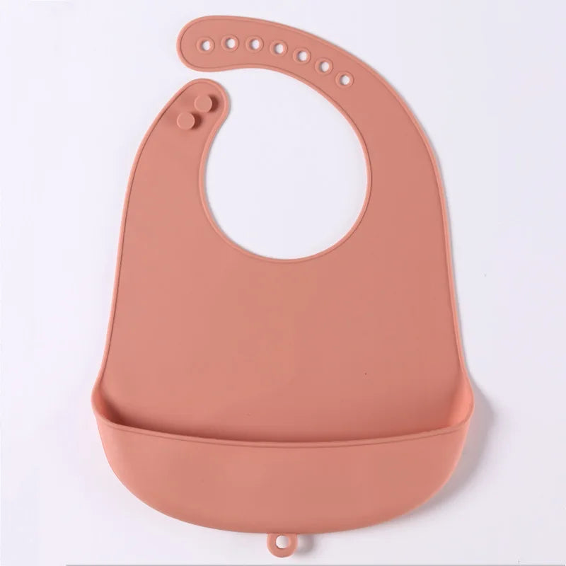 soft Silicone baby bibs waterproof feeding bib