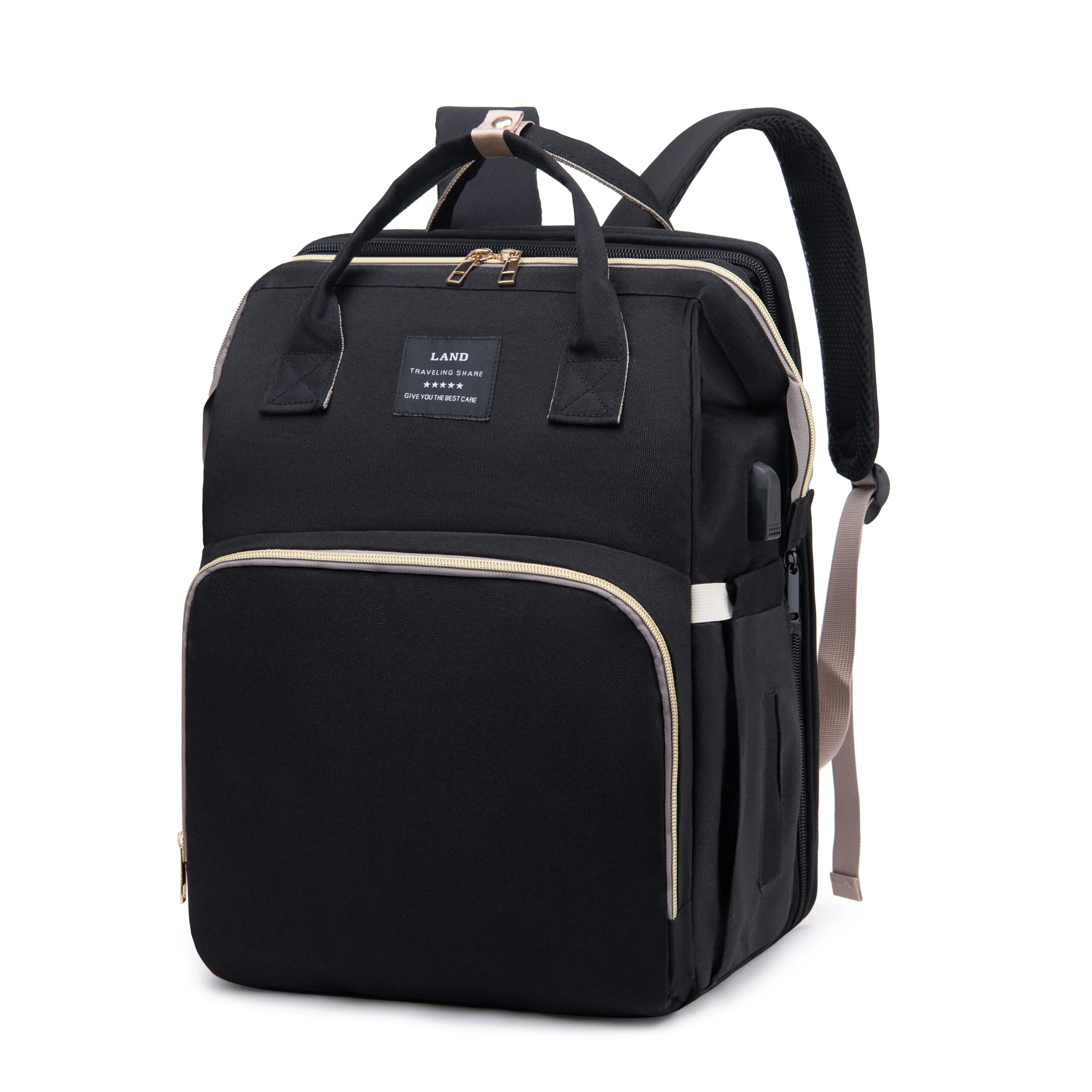 BabyBloom portable diaper bag & travel crib