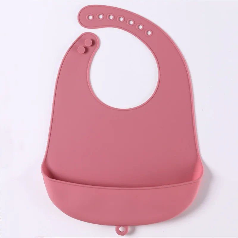 soft Silicone baby bibs waterproof feeding bib
