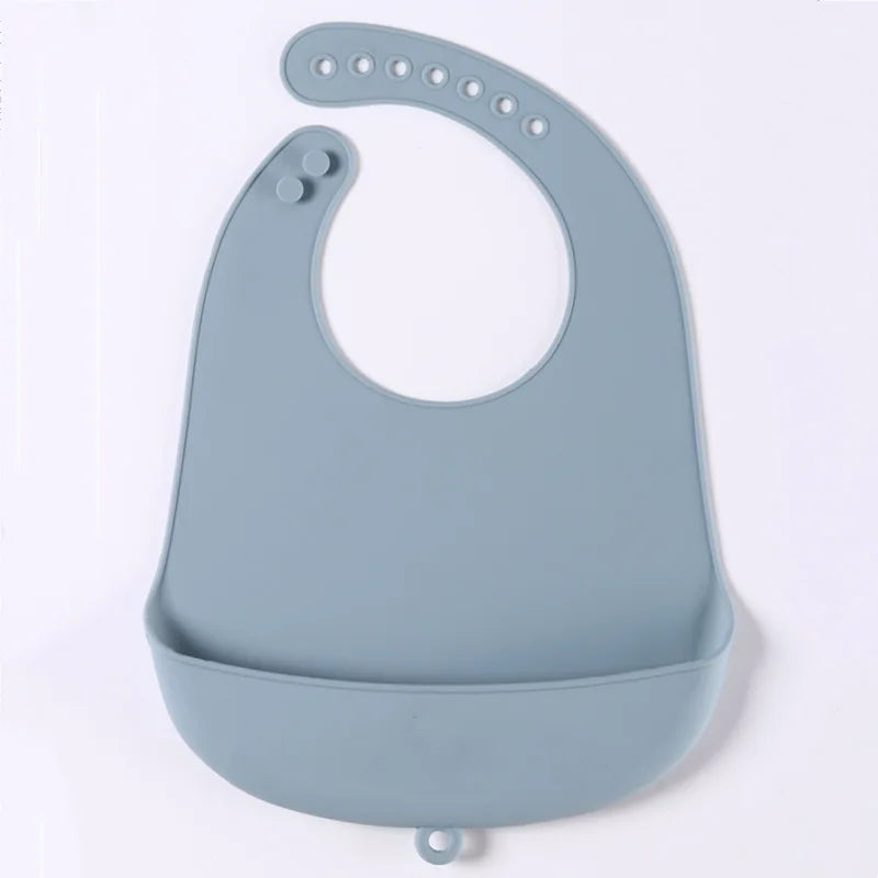 soft Silicone baby bibs waterproof feeding bib